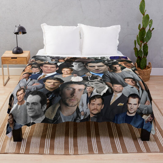 Henry Cavill Inspired Plush Blanket