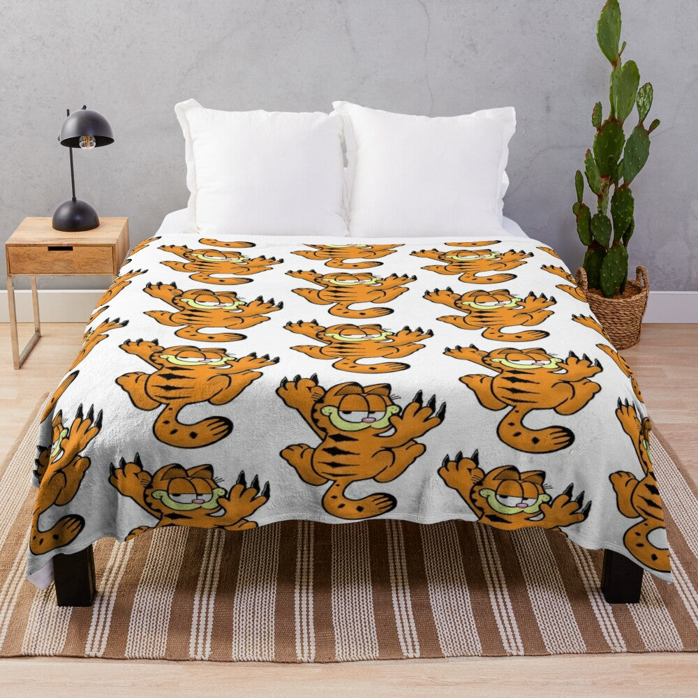 Cute Garfield Plush Blanket for Cozy Comfort