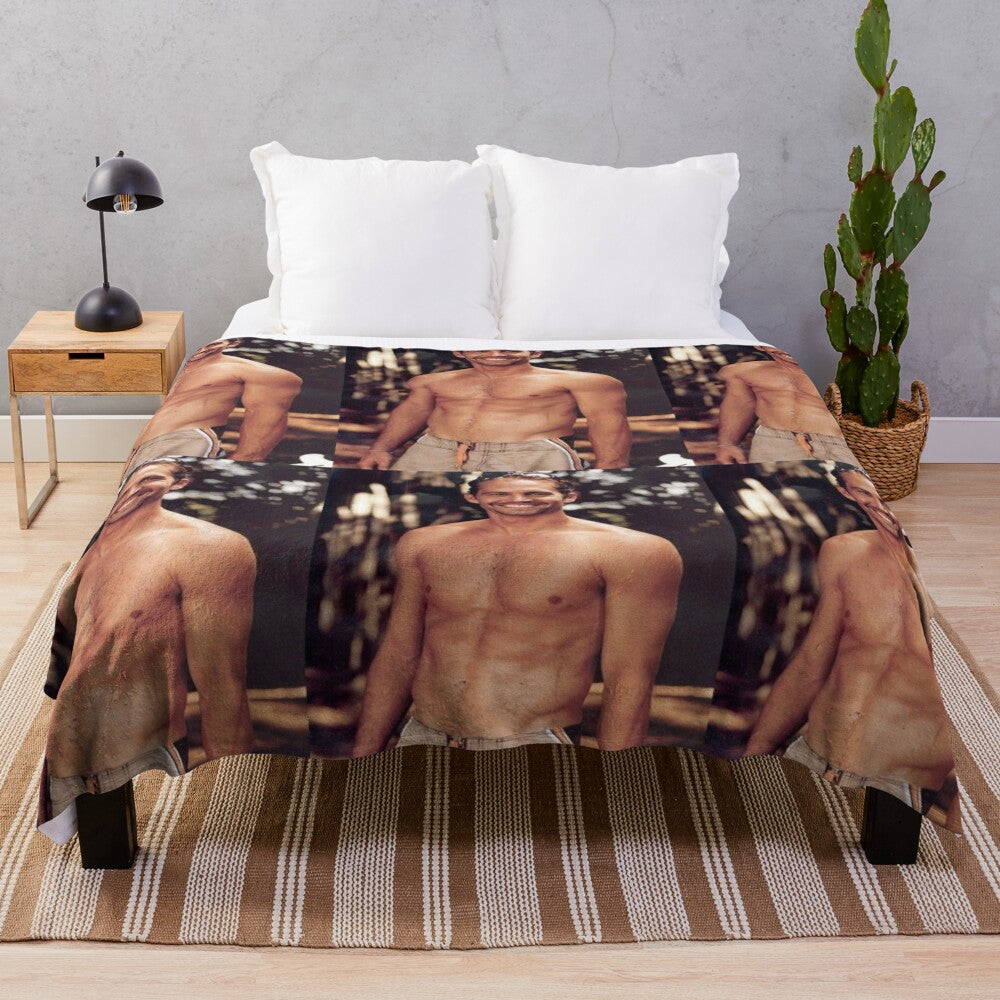 Paul Walker Plush Blanket