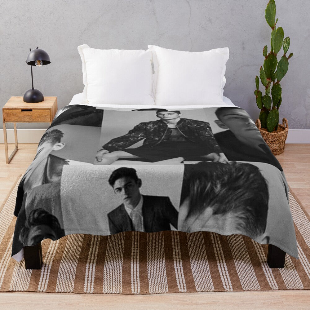 Hardin Scott plush blanket featuring characters from the After movie