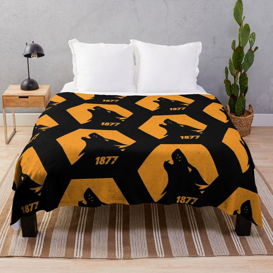 1877 gold plush blanket