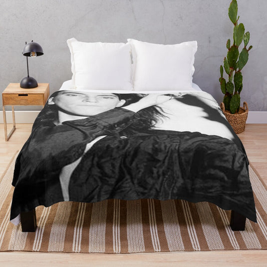 Patti Smith Plush Blanket with Vintage Poster Inspired Design