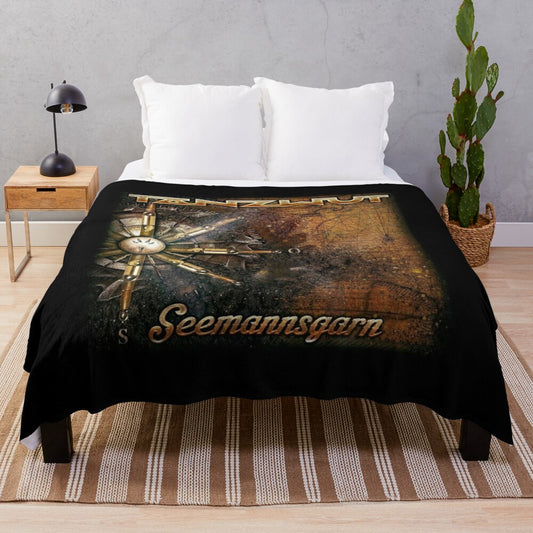 Tanzwut "Seemannsgarn" 2019 album cover printed on a plush blanket