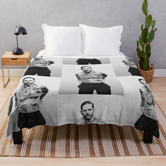 Tom Hardy plush blanket featuring the famous actor