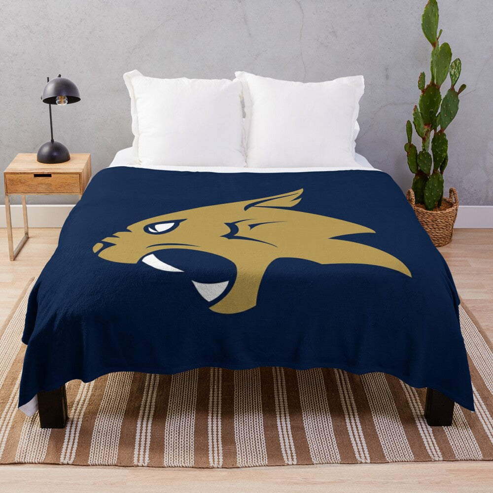 Thiel College Tomcats plush blanket