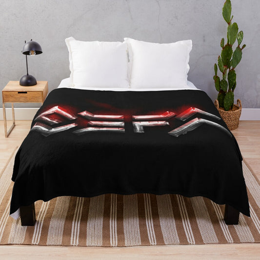 Soft and plush SEFA branded blanket for comfortable home decor