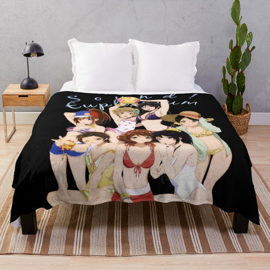 Sound Euphonium themed plush blanket