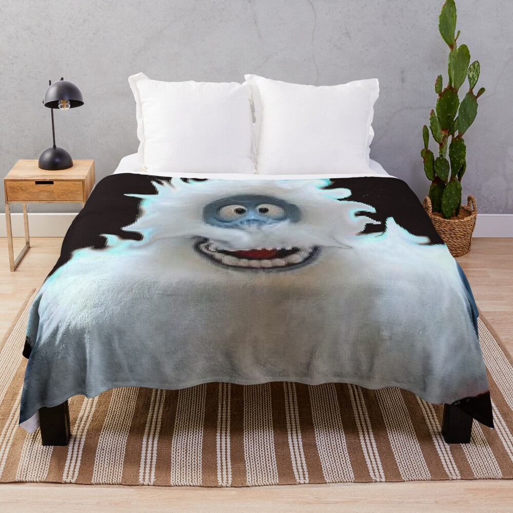 Abominable Snowman Plush Blanket