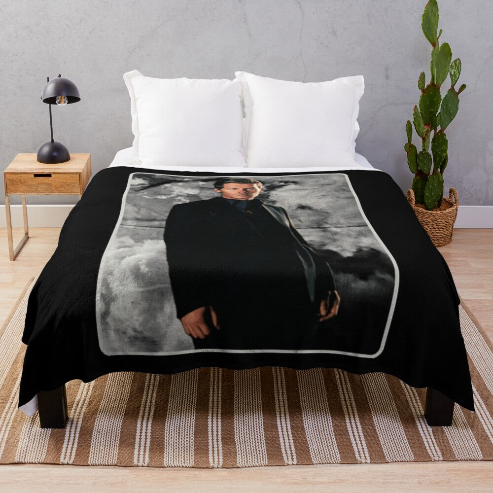 Klaus Mikaelson from The Vampire Diaries character portrait plush blanket