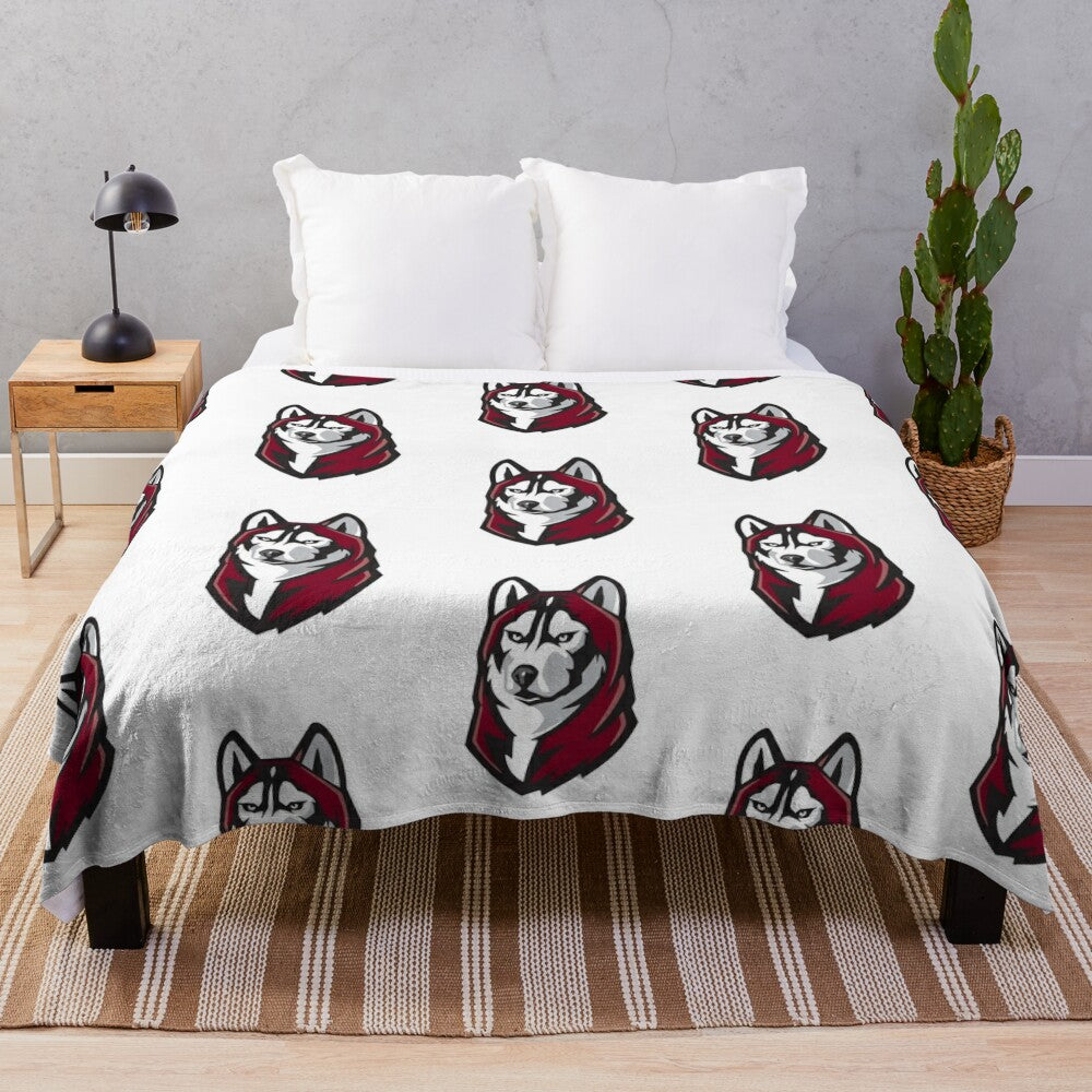 Bloomsburg University Huskies Plush Blanket