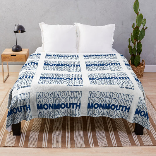 Monmouth University Hawks Plush Blanket