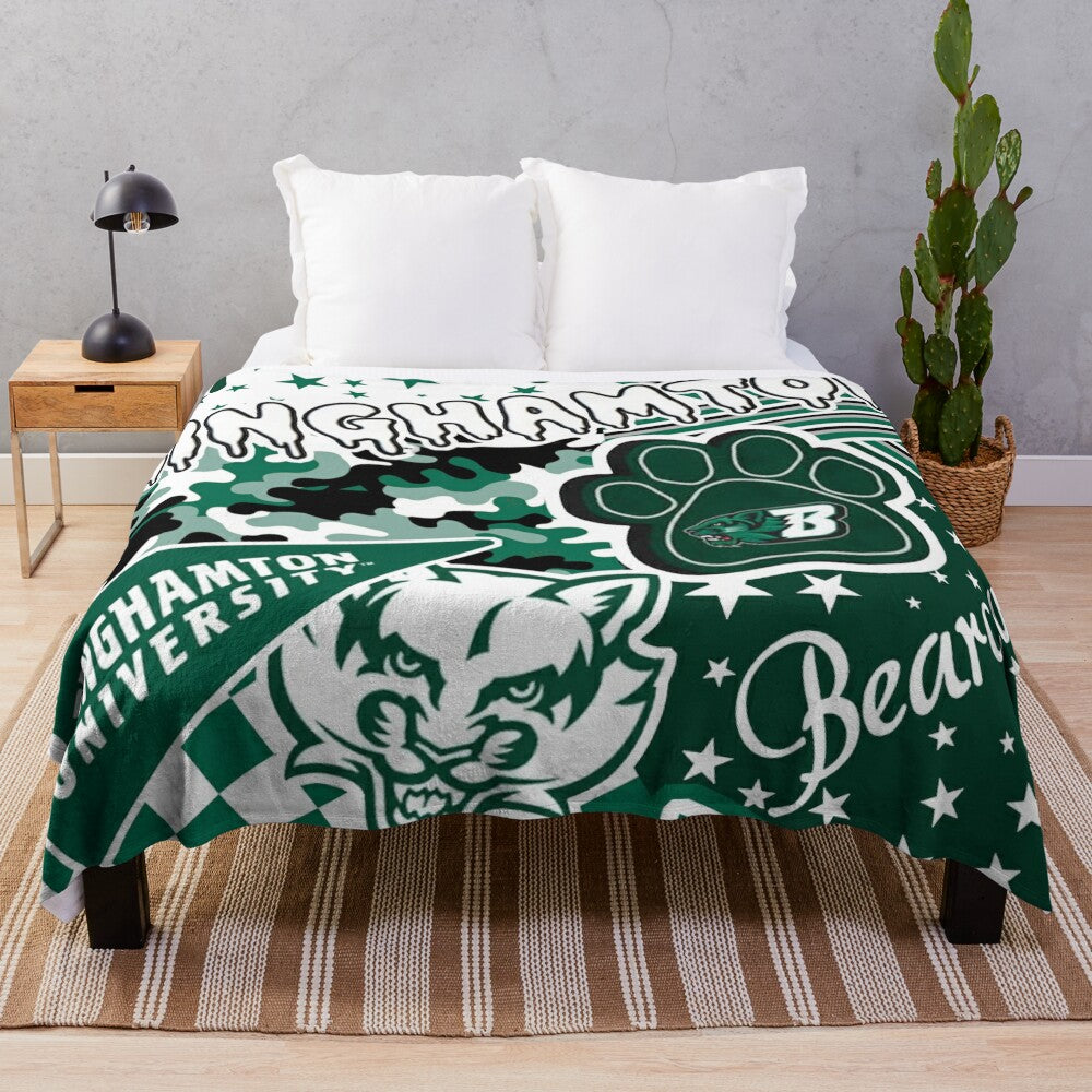 Binghamton University Bearcats Plush Blanket