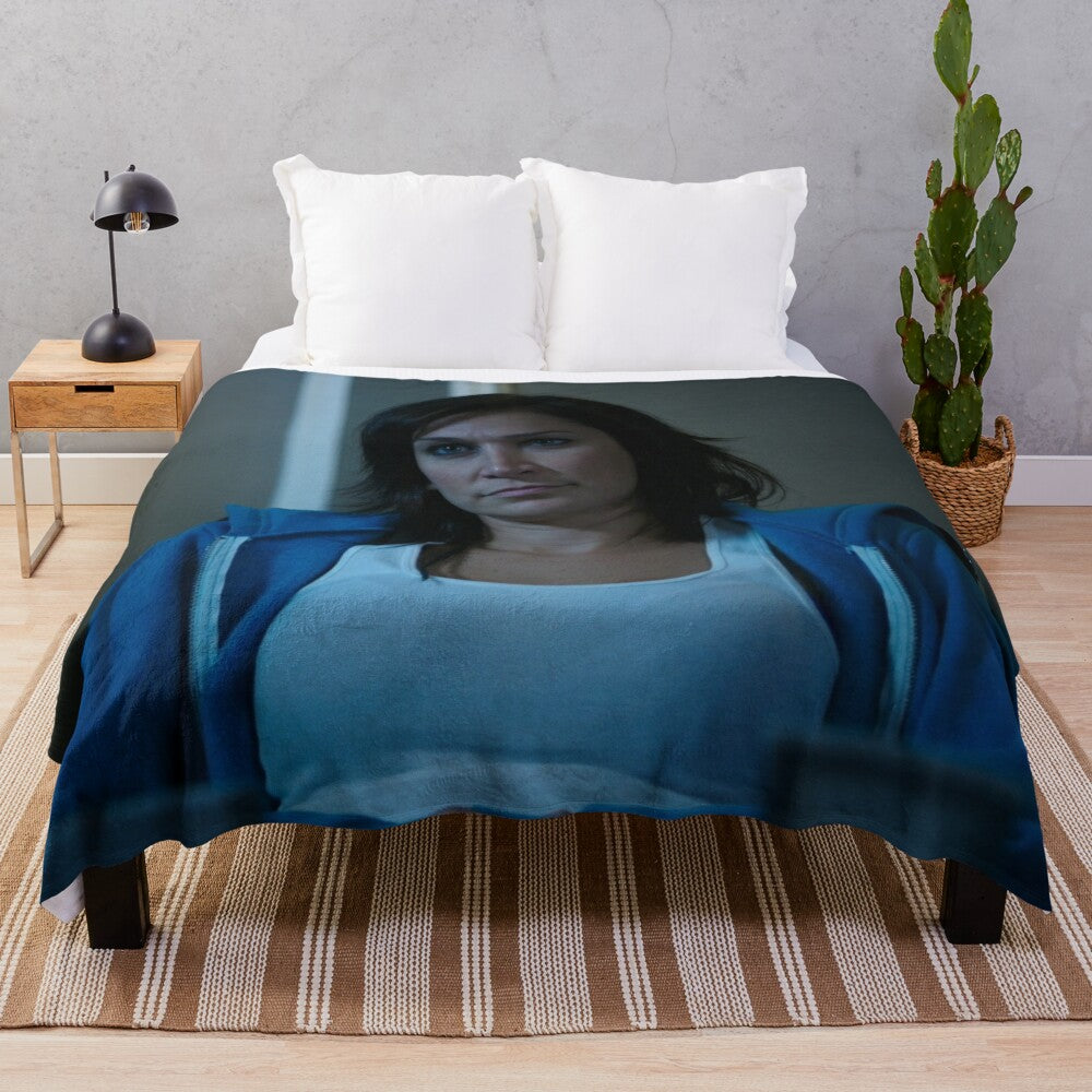 Franky Doyle plush blanket from Wentworth TV series