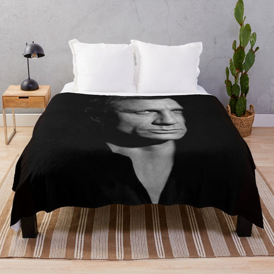 Daniel Craig Inspired Plush Blanket