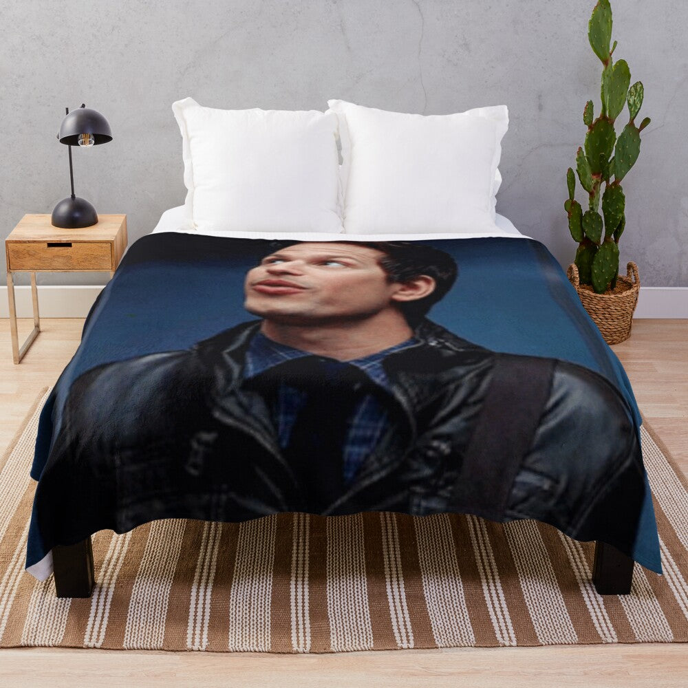 Brooklyn Nine Nine Jake Peralta inspired plush blanket