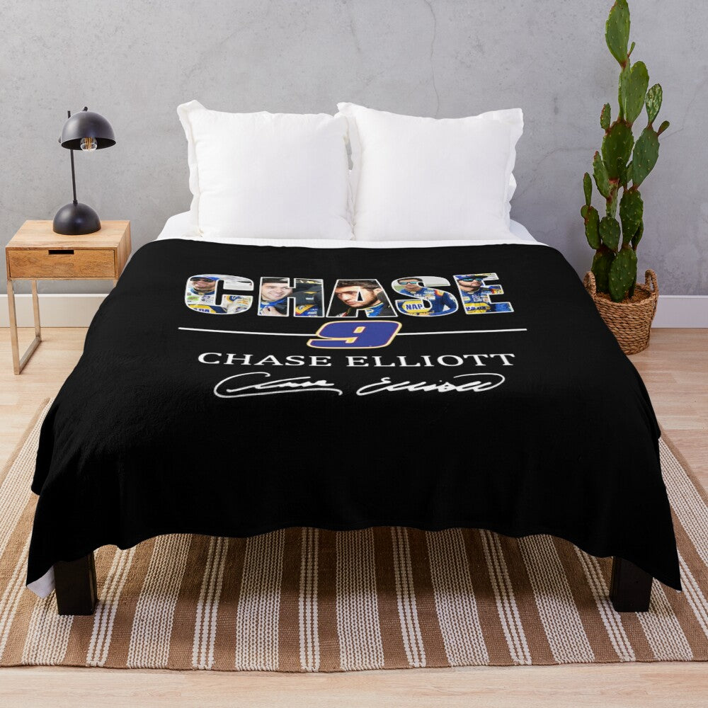 Chase Elliott Plush Blanket for NASCAR Fans