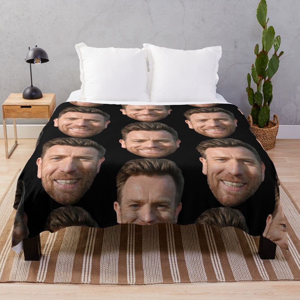 Ewan McGregor Inspired Plush Blanket