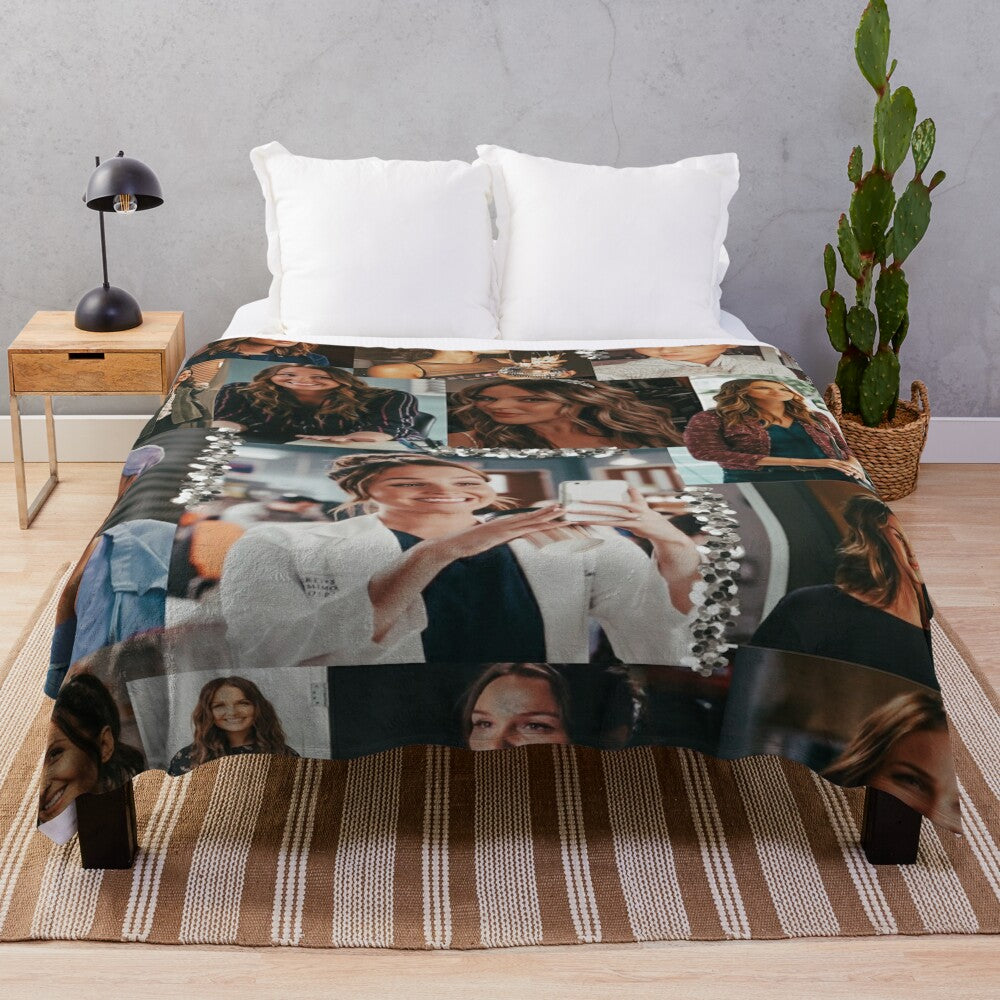 Jo Wilson Collage Plush Blanket