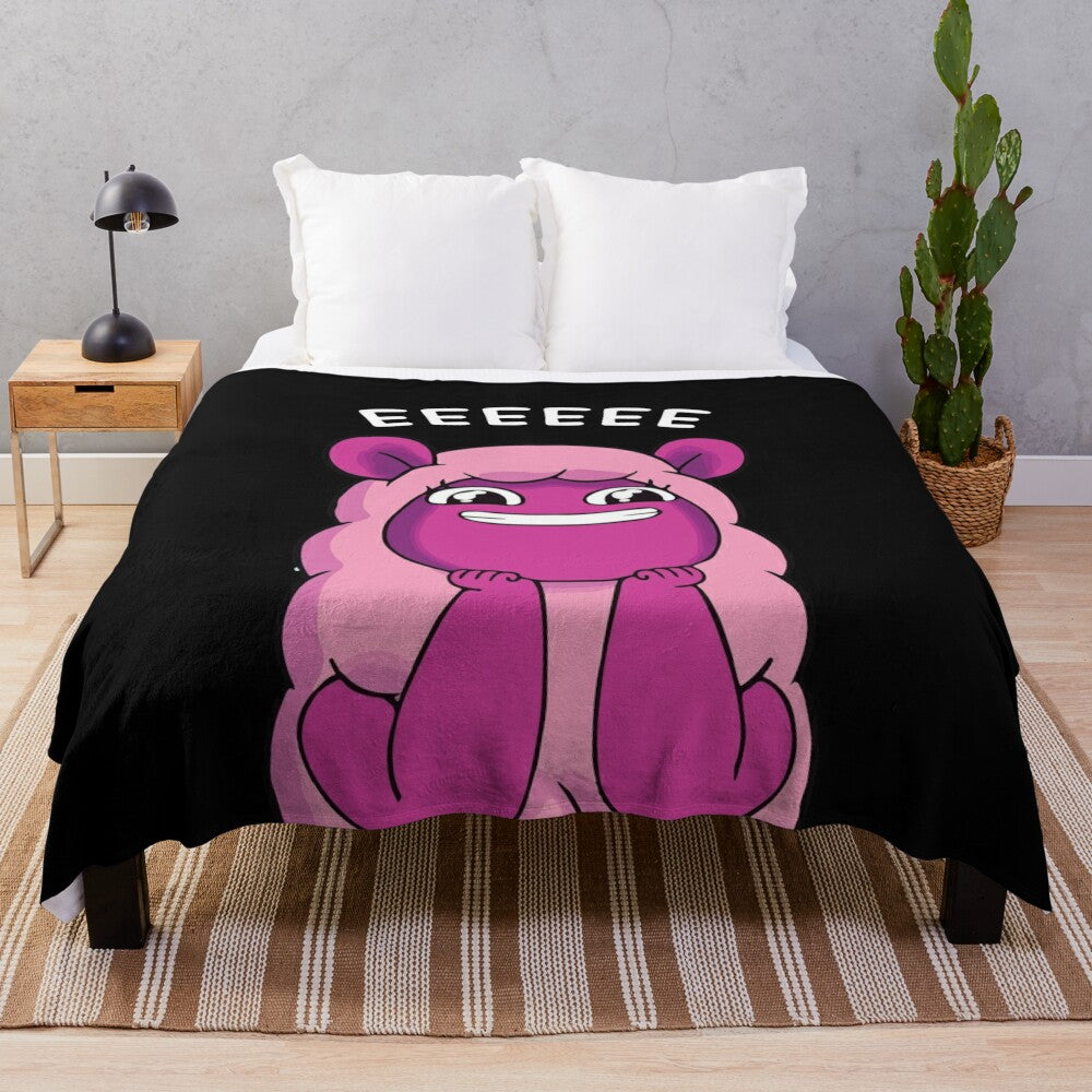 Centaurworld inspired plush blanket featuring cute cartoon centaurs