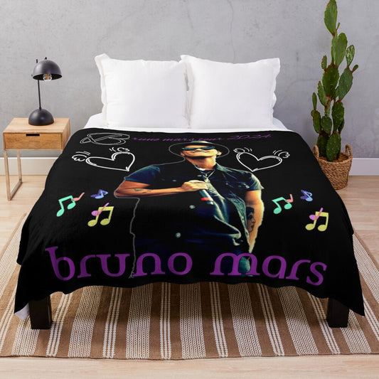 Bruno Mars Celestial Plush Blanket