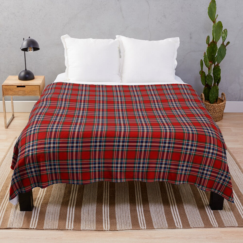 Clan MacFarlane Tartan Plush Blanket