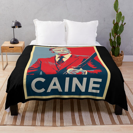 Michael Caine "Get Carter" Inspired Plush Blanket