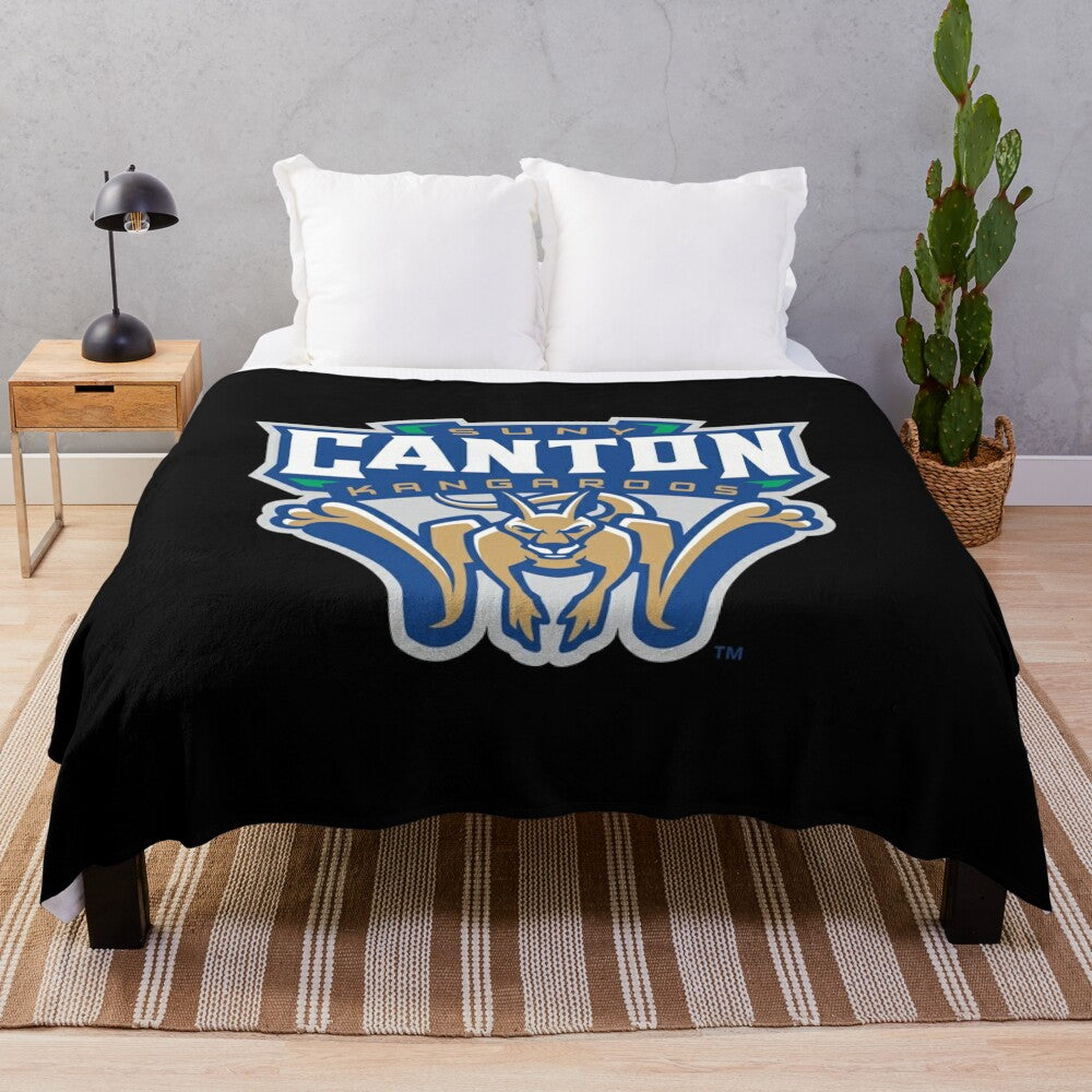 SUNY Canton Cangaroos Plush Blanket