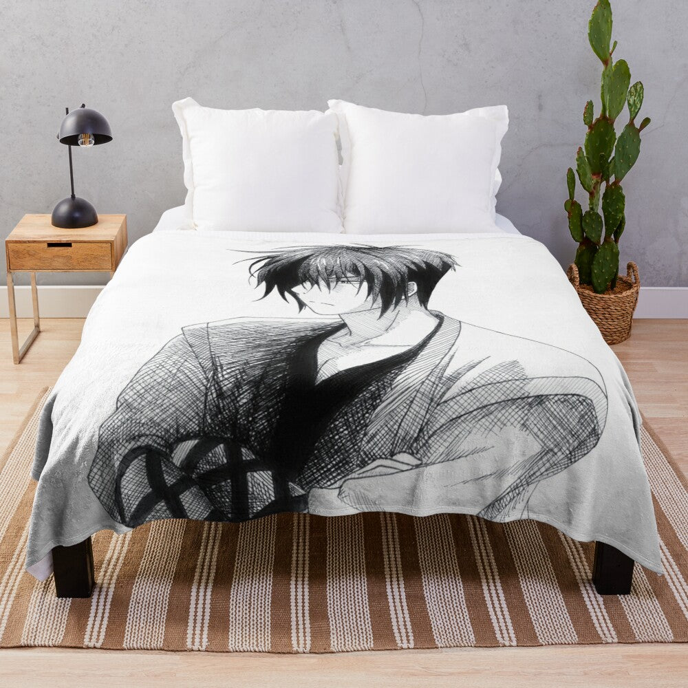 Hak Plush Blanket - Yona of the Dawn Anime Fan Art