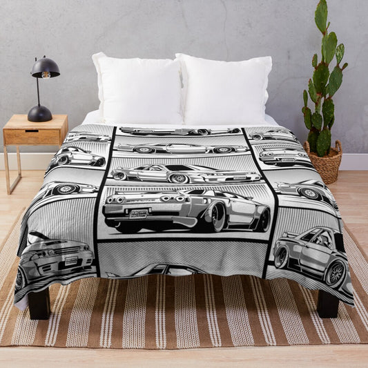 Nissan Skyline R32 widebody plush blanket