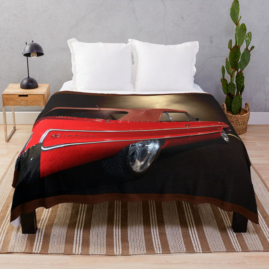 1964 Chevy Impala SS plush blanket