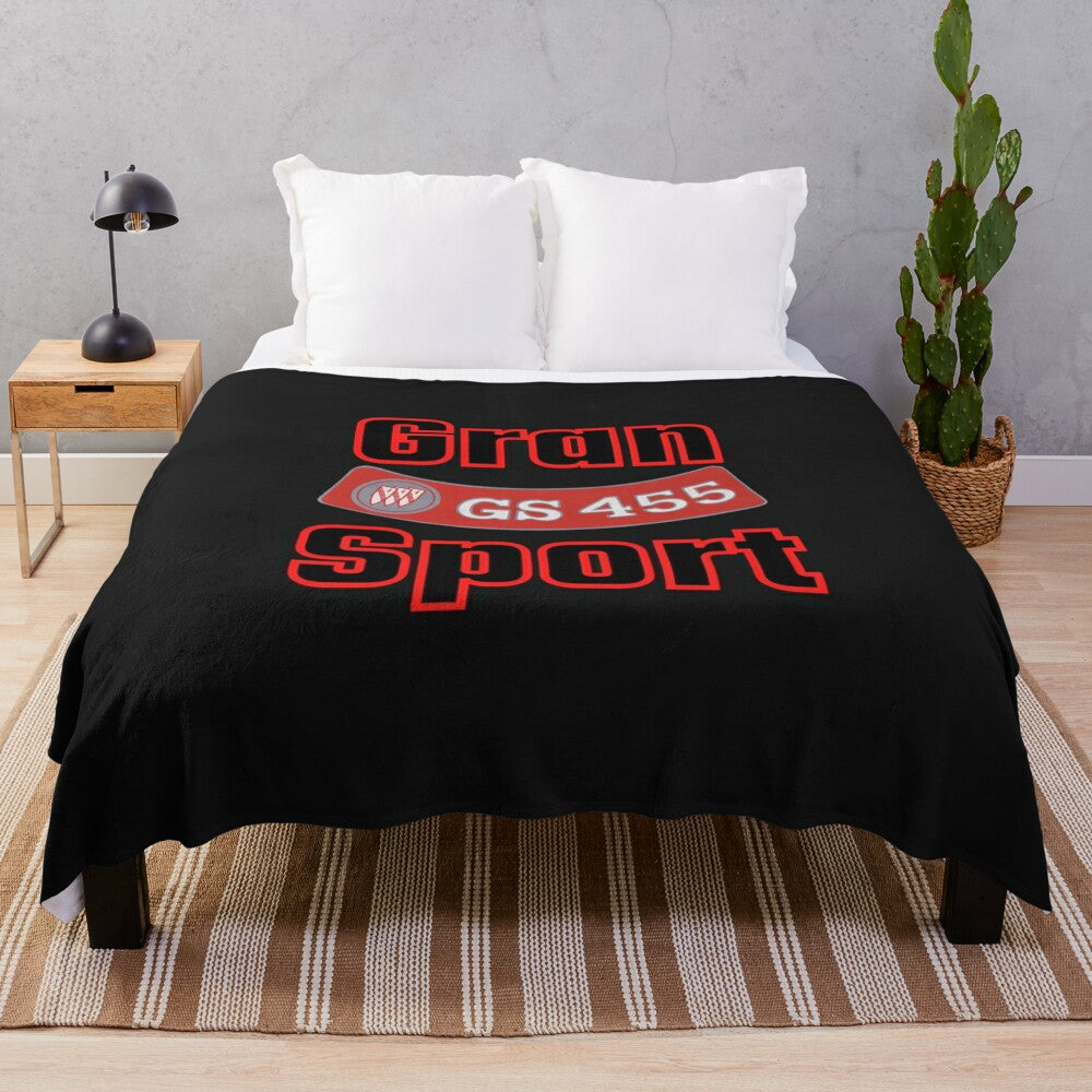 Buick Gran Sport 455 inspired plush blanket