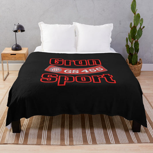 Buick Gran Sport 455 inspired plush blanket