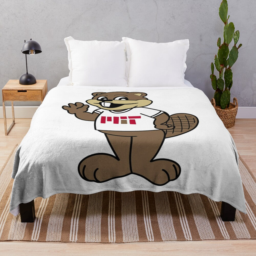 Tim the Beaver-inspired plush blanket from Massachusetts Institute of Technology