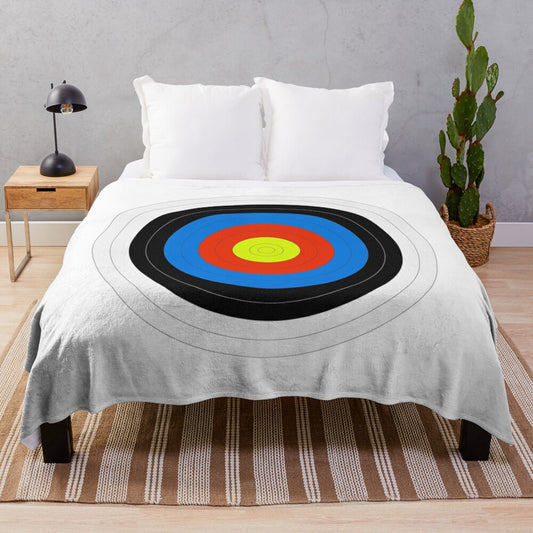 Archery Target Plush Blanket