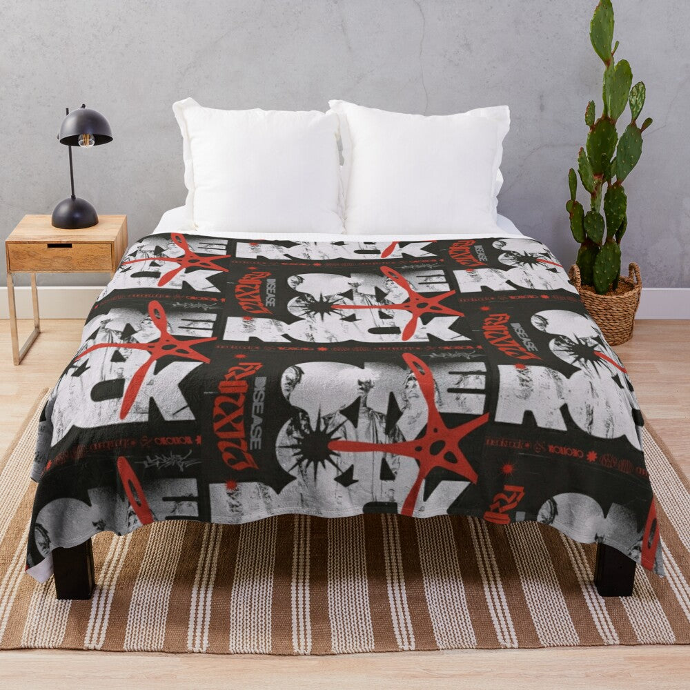 Premium luxury disease plush blanket