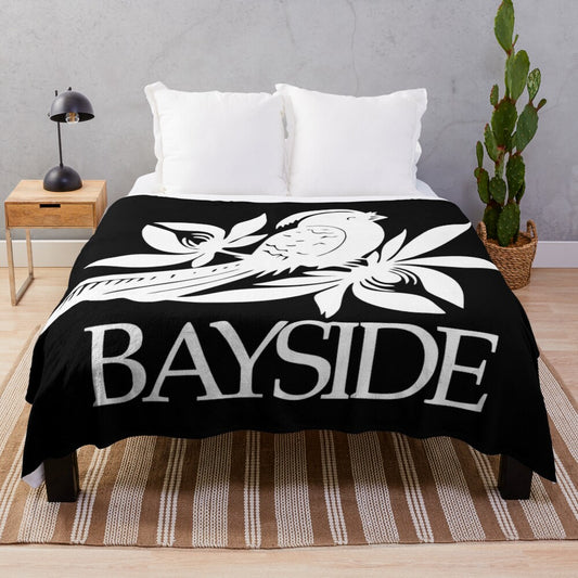 Soft and cozy Bayside-inspired plush blanket for your home