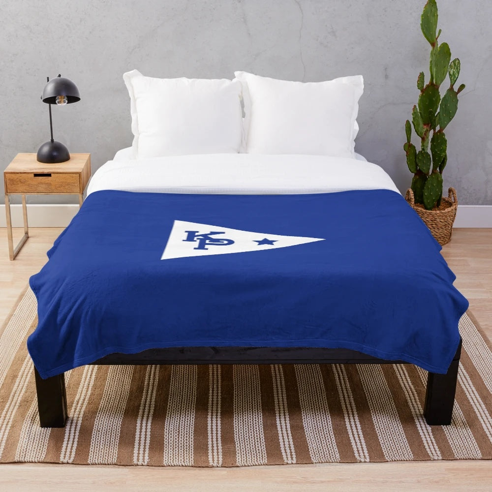USMMA Mariners Plush Blanket with Kings Point and Merchant Marine Academy Logo