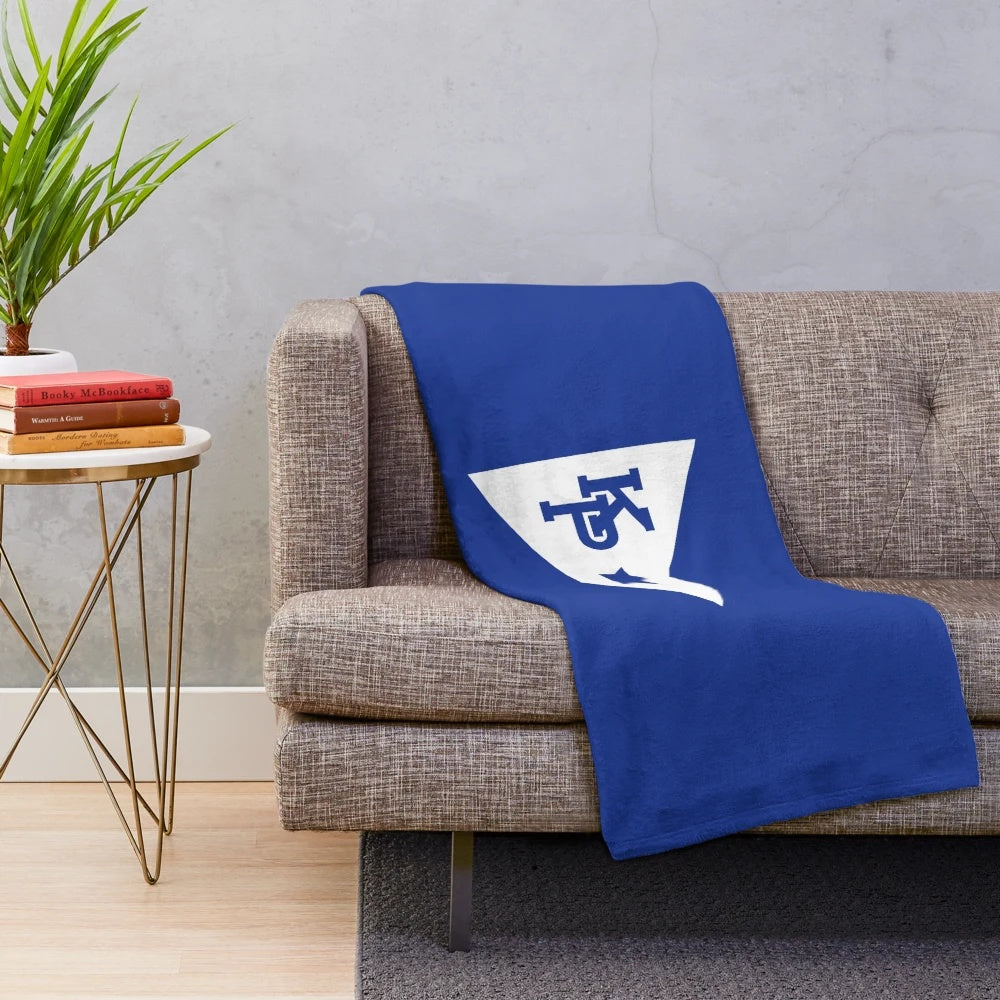 USMMA Mariners Plush Blanket with Kings Point and Merchant Marine Academy Logo