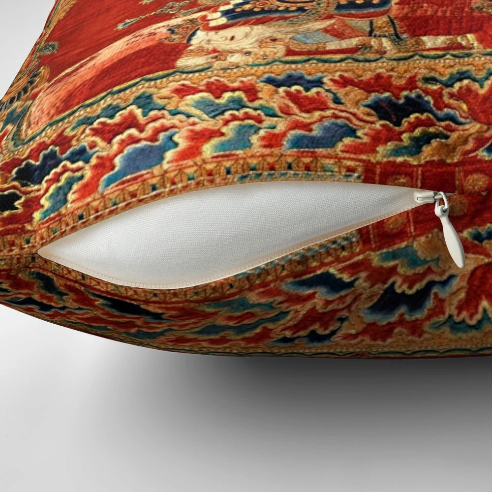 Vajrapani Bodhisattva Buddhist Deity Mahachakra Mandala Pillow