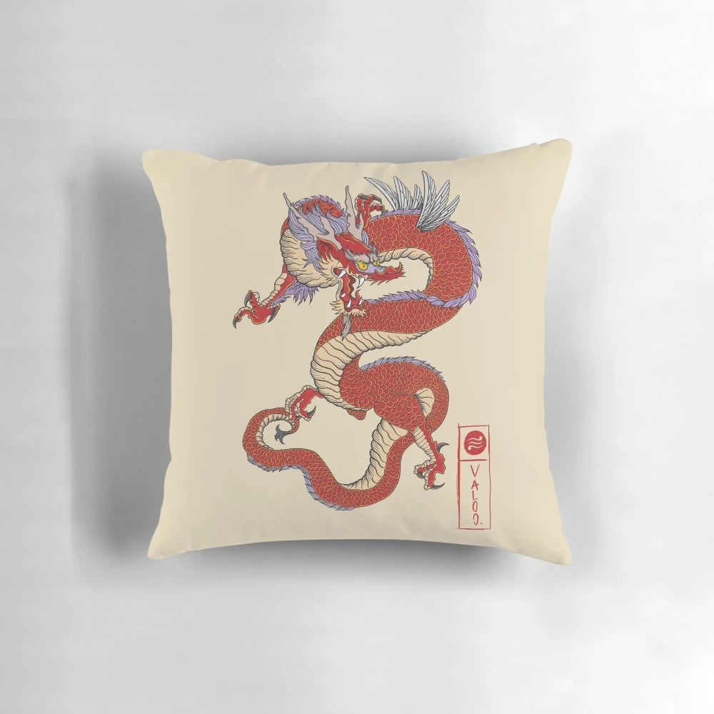 Valoo Pillow with a Legend of Zelda inspired Japanese tattoo design