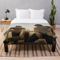 Vampire Diaries Inspired Plush Blanket featuring Ian Somerhalder and Paul Wesley