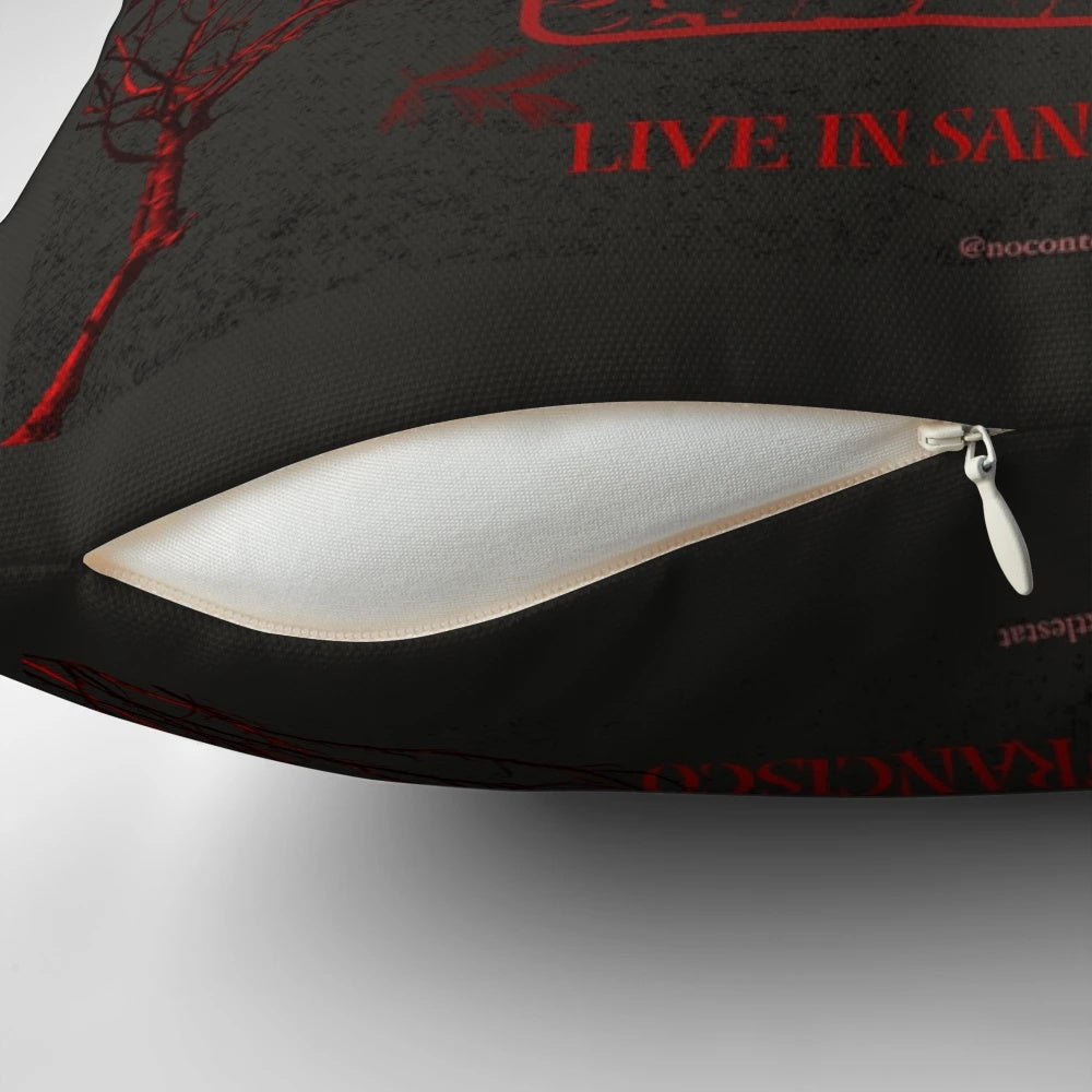 Vampire Lestat concert poster 12 inch pillow with artwork from the Vampire Chronicles series
