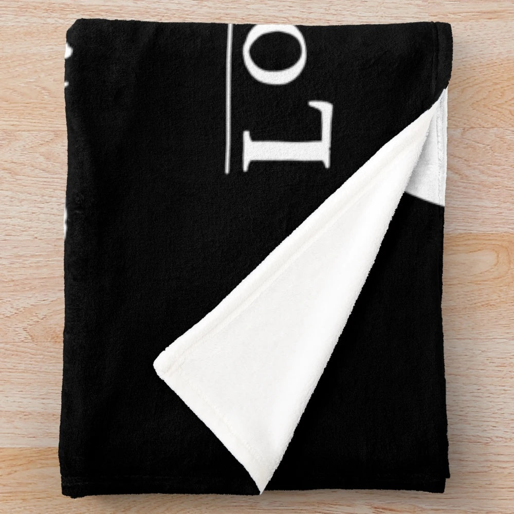 The Lost Boys movie-themed plush blanket featuring vampire and movie imagery