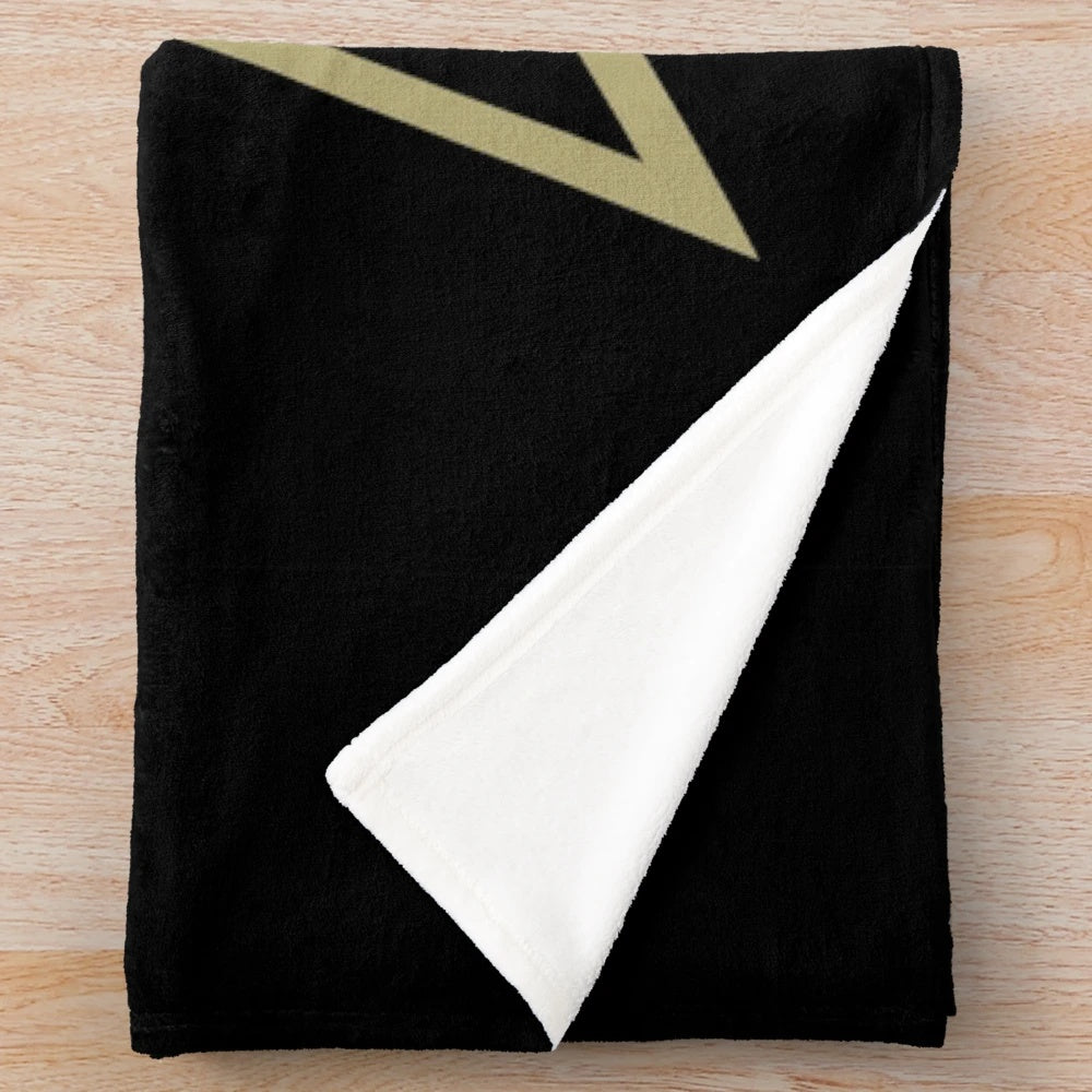 Vanderbilt Commodores plush blanket featuring the university's football logo
