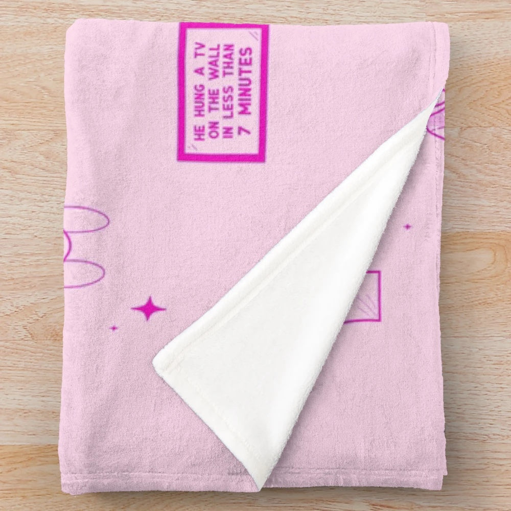 Vanderpump Rules inspired plush blanket