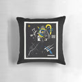 Vasily Kandinsky's Small Worlds VII abstract art design on a signature pillow