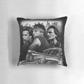 Vatos Locos Chicano gang-themed decorative pillow with Mexican American cultural references