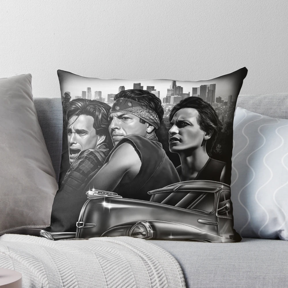 Vatos Locos Chicano gang-themed decorative pillow with Mexican American cultural references