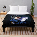 Vegeta-inspired plush blanket featuring the popular Dragon Ball Z character
