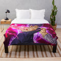 Vegeta Ultra Ego transformation 3D plush blanket